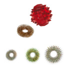 Комплект су джок массажеров 9,11,13мм + «Ежик» - массажные кольца для пальцев, терапия су джок