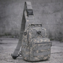 Тактична сумка через плече 6л Сірий піксель матеріал Оксфорд