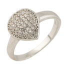 Серебряное кольцо CatalogSilver с фианитами, вес изделия 2,5 гр (0486574)