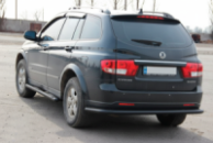 Задняя дуга AK005 Черная (Нержавеющая сталь) для SsangYong Kyron 2005-2014 гг