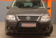 Кенгурятник WT003 Black (нерж) для Volkswagen Touran 2003-2010 гг