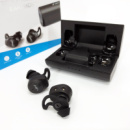 Навушники Bluetooth NIA NB710 з кейсом чорні бездротові