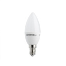 Лампа светодиодная LED C37, E14, 5Вт, 150-300В, 4000K, 30000ч (Свеча) GHI (L-7143)