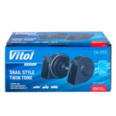 Сигнал звуковой Vitol 80мм черный 12V CA-2013