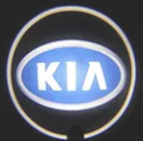 Лазерне підсвічування на дверях автомобіля з логотипом KIA