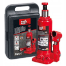 Домкрат стоечный бутылочный гидравлический 3 т 194–372 мм в кейсе TORIN T90304S