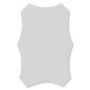 Зеркало акриловое самоклеющееся 400*600мм*2мм SW-00001521