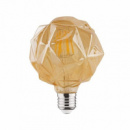 Светодиодная филаментная лампа HOROZ 4W  E27 2200K WW RUSTIC CRYSTAL-4 LED LAMP