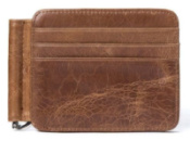 Зажим для купюр Vintage 14929 Коричневый