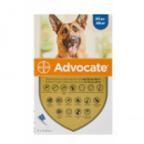 Advocate капли на холку для собак от чесоточных клещей, блох и гельминтов от 25-40 кг