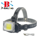 Ліхтарик налобний X-Balong 6658A 5W COB акумуляторний
