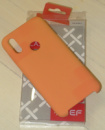 Чехол DEF для Xiaomi Redmi 7 Aqua silicone оранжевый УЦЕНКА
