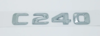 Текст на багажник, емблема Mercedes C240