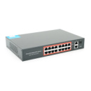 16-портовый управляемый PoE коммутатор YOSO YO316G -240 с 16 портами POE 100Мбит + 2 UP-Link 1000Мбит + 1 SFP, 52V/240W. APP-Amitres