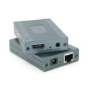 Активный VEGGIEG V-HE60 HDMI 2*1 конвертер 60m, HDMI 1080P, LAN CAT 5E/6At, Grey, Box