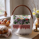 Великодній рушник вишитий бісером «Христос Воскрес!»