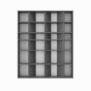 Стеллаж открытый Art in Head 1 Light Графит серый 1200*1460*160 (LT13070000000)