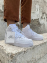 Женские кроссовки Nike Air Force 1 high белые