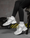 Женские кроссовки nx  white/grey N200-8 ВТ7716