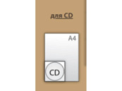 Конверт поштовий для CD (124х124мм) з вікном