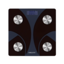 Смарт весы электронные Sokany 26х26 см до 180 кг с Bluetooth Черный SK-19029B