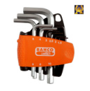 Набор хромированных шестигранников 9 ед., Bahco BE-9778