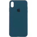 Apple Silicone Case для iPhone X/XS Cosmos Blue (Код товару:15809)