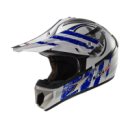 Кросс шлем LS2 MX433 STRIPE WHITE BLUE