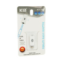 Переходник KIN KY-196 Lighting(M) => Jack 3.5mm(F)+Bluetooth, White, Box