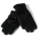 PODIUM Перчатка Мужская кожа Paidi 231-1 black плюш Распродажа