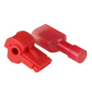 Клеммы T-образные обжимные быстрого монтажа, T1+MDFN1.25-250, 105°C, 10A/600V, Red