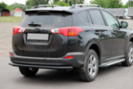 Задняя дуга AK002 Черная (нерж. сталь) для Toyota Rav 4 2013-2018 гг