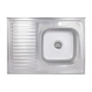 Кухонна мийка Brinex 6080-R 0,6 мм Satin (BRIN6080RSAT06)