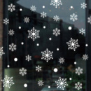 Набор новогодних наклеек на окно Снежинки 9123 45х60 см 1 лист