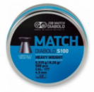 Пули пневматические JSB MATCH DIABOLO Match 0,535 г ( 500 шт.) к.4,5 мм