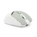 Мышь беспроводная JEDEL WD155, 1000/1600/2000DPI, 2.4 GHz+Bluetooth 5.0, 3.7V 500mAh, Type-C зарядка. 109x71x42 мм. 80 г. Green, Box