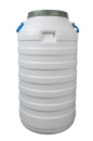Бочка пластиковая 60 л пищевая белая высокая бидон  широкая горловина емкость для воды