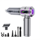 Автомобильный ручной пылесос аккумуляторный 6000 мАч Серый HP-11-6697BSV