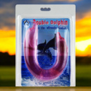 Двосторонній фалоімітатор у вигляді дельфіна «Double dolphin» LyBaile