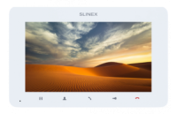 AHD видеодомофон Slinex SM-07MHD (white), 7” TFT экран, запись по движению, слот microSD, 193×123×18 мм