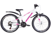 Велосипед 24« Formula FOREST AM Vbr 2022 (біло-рожевий)