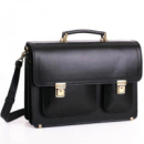 Портфель ручної роботи шкіряний Чорний (1939512626)