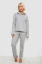 Костюм жіночий домашній з принтом, колір сірий, 257R1115