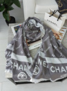 ПАЛАНТИН ШАРФ CHANEL двосторонній сірий