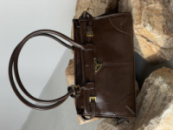 Сумка Prada Bonnie Medium Leather Handbag коричневий