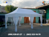Намет палатка “Event”. Розсувний шатер 6х3 Білий тент для івент заходів, корпоративів та вечірок. Весільний шатер банкет