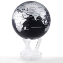 Гіро-глобус Solar Globe «Політична карта» 11,4 см сріблясто-чорний (MG-45-SBE)