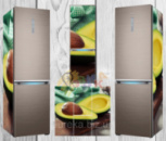 Дизайнерские наклейки на холодильник Авокадо