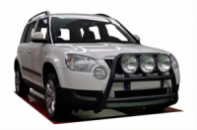 Кенгурятник WT018 Black (нерж.) для Skoda Yeti 2009-2017 гг