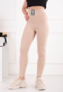 Жіночі світло-бежеві лосини